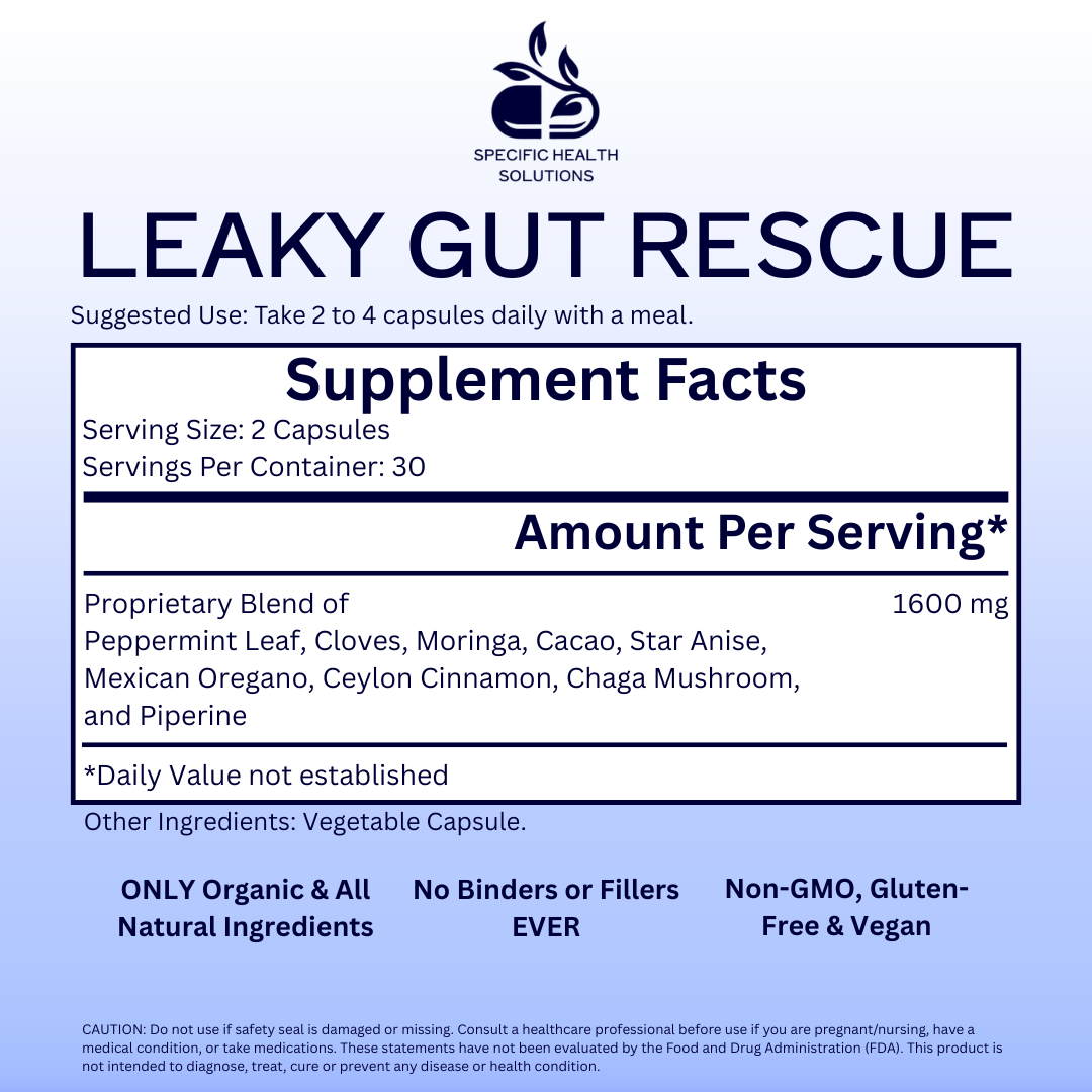 LEAKY GUT RESCUE - Digestive & Leaky Gut Repair
