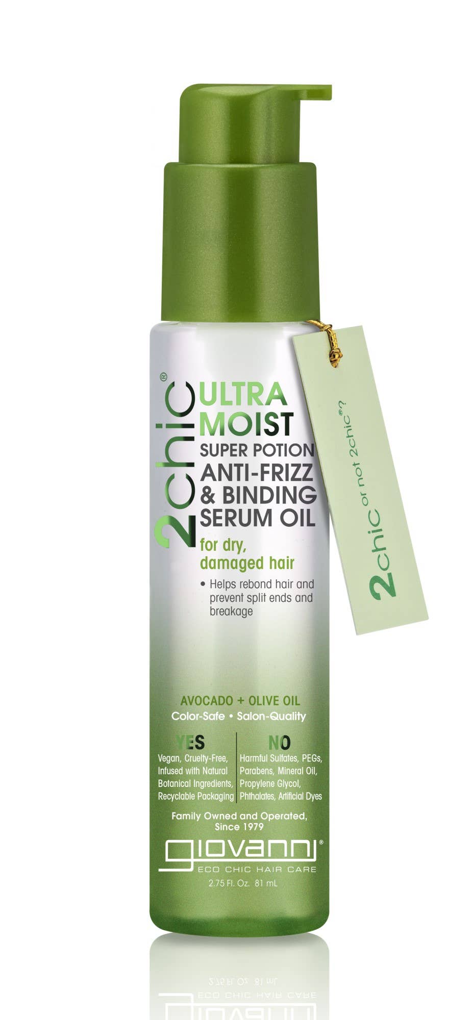 Moist Super Potion Anti-Frizz & Binding Serum Oil 2.75 oz.