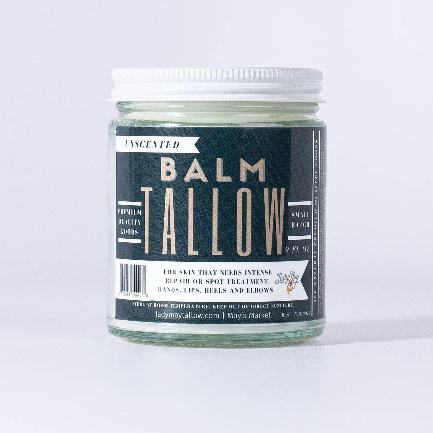 Unscented Grass-Fed Tallow Balm – All-Natural Moisturizer