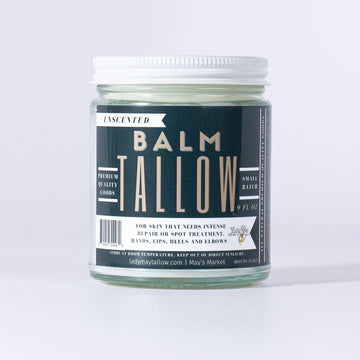 Unscented Grass-Fed Tallow Balm – All-Natural Moisturizer