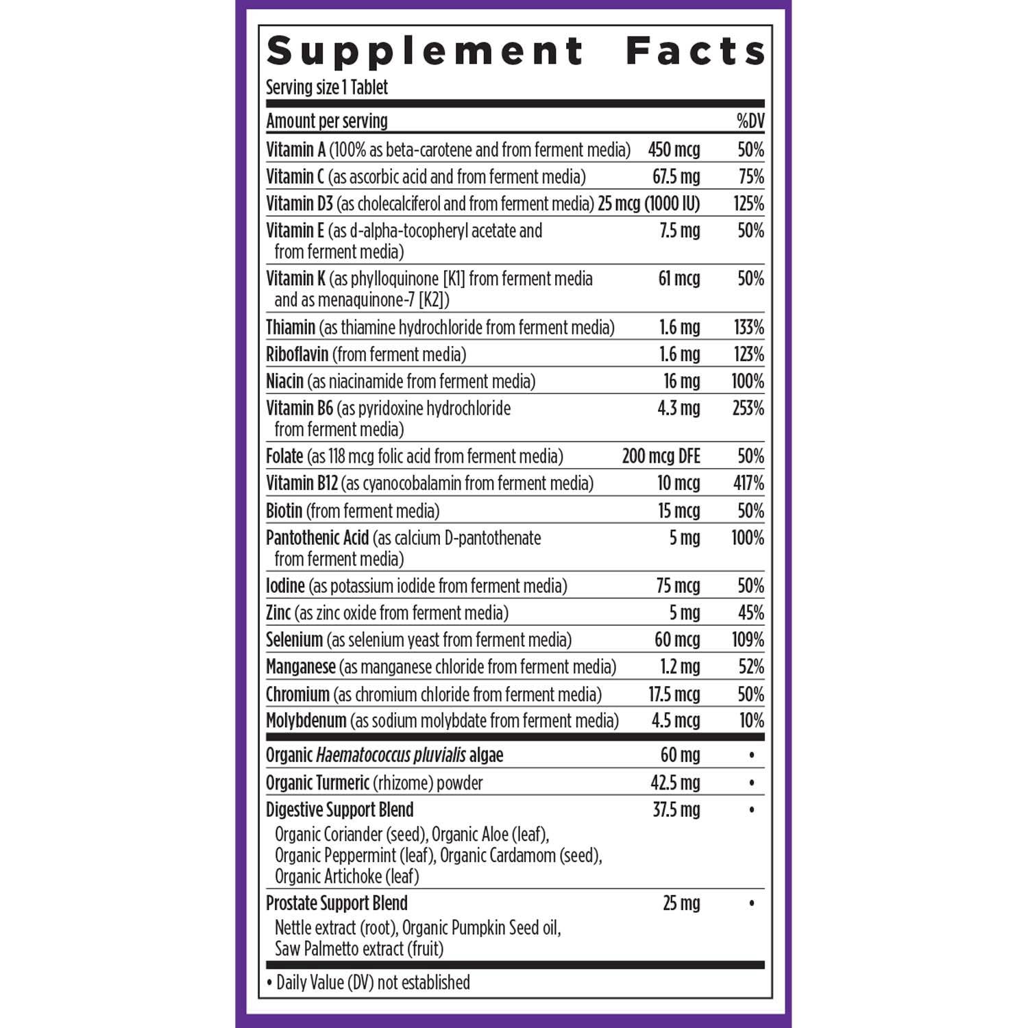 Every Man's One Daily 55+, Men's Multivitamin, 30 Tablets