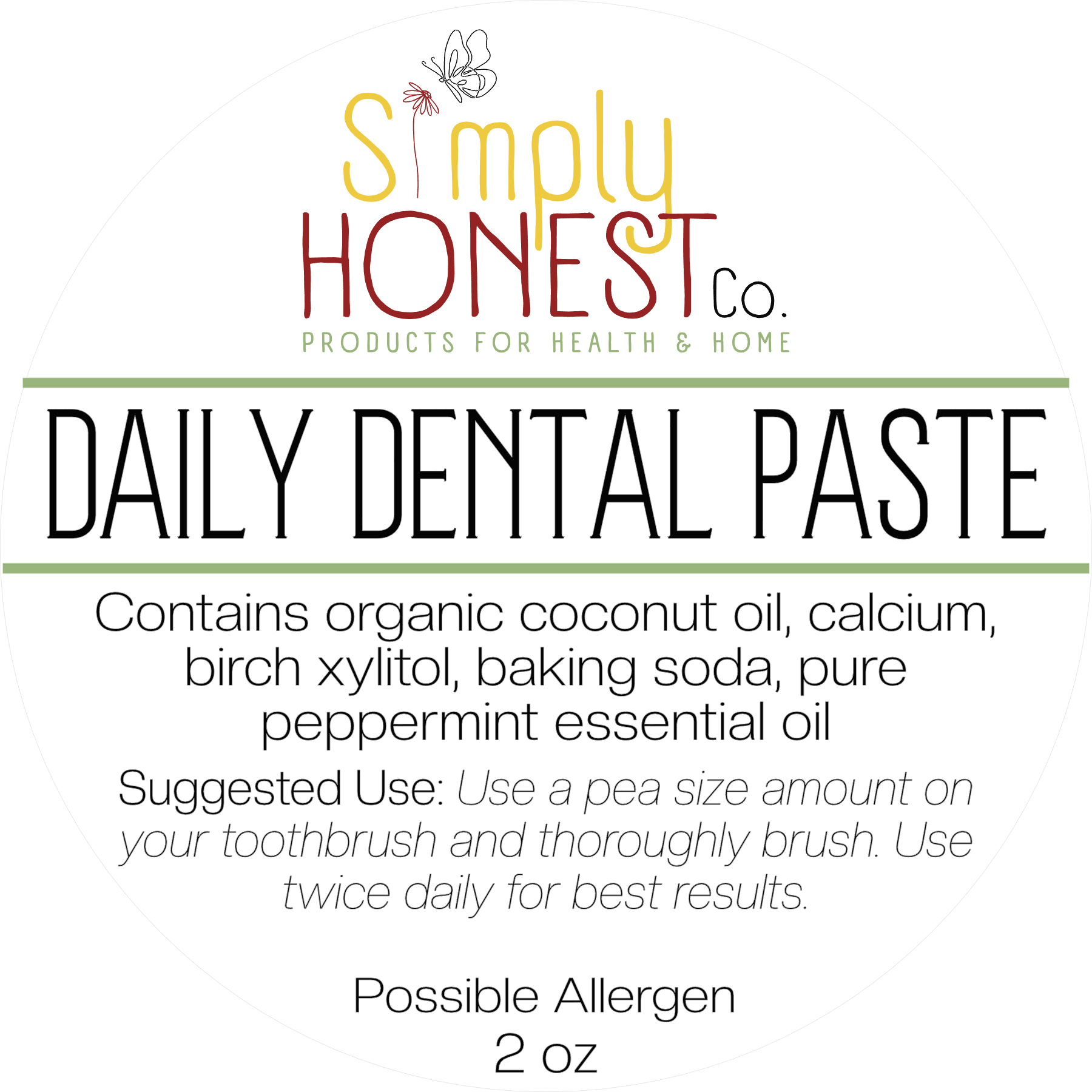 Daily Dental Paste Remineralizing