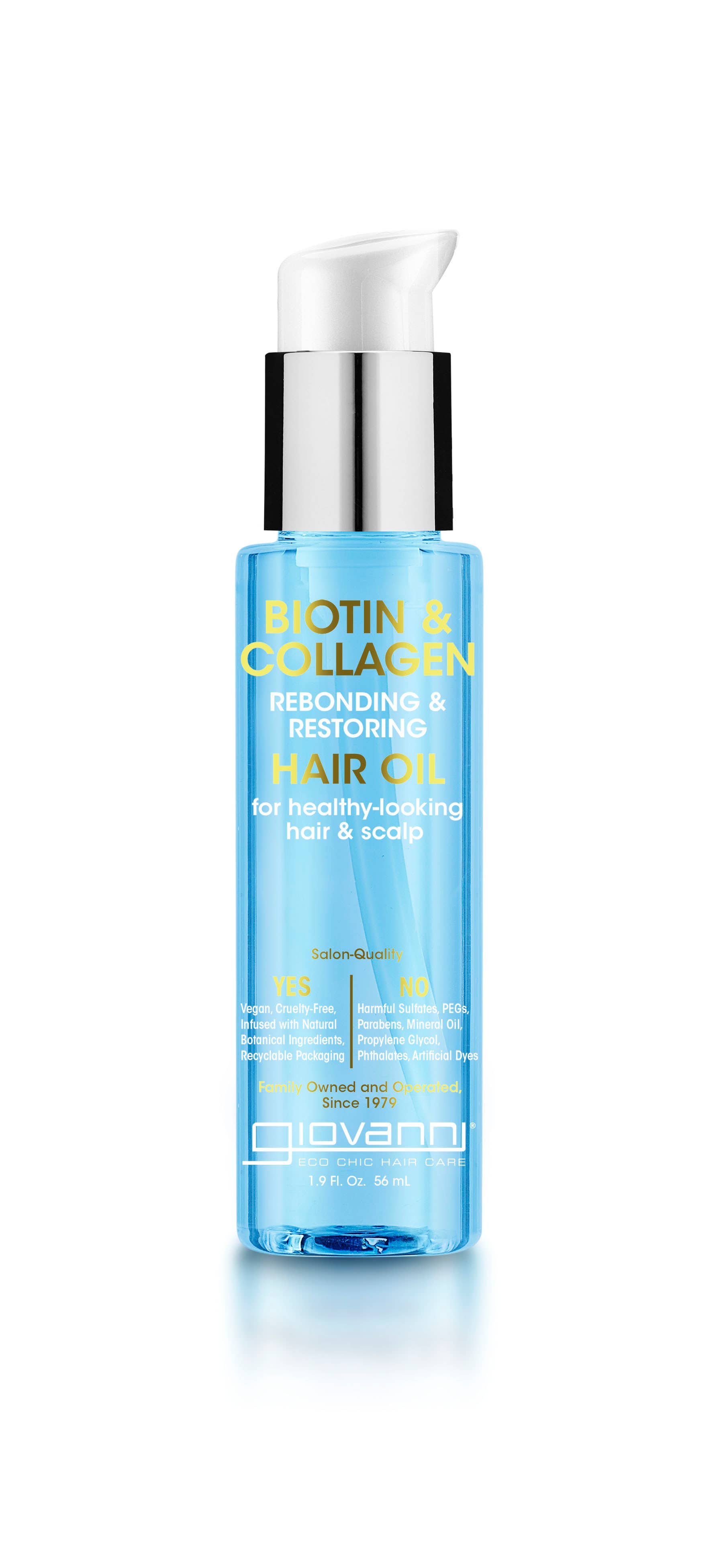 Biotin & Collagen Rebonding & Restoring Hair Oil 1.9oz