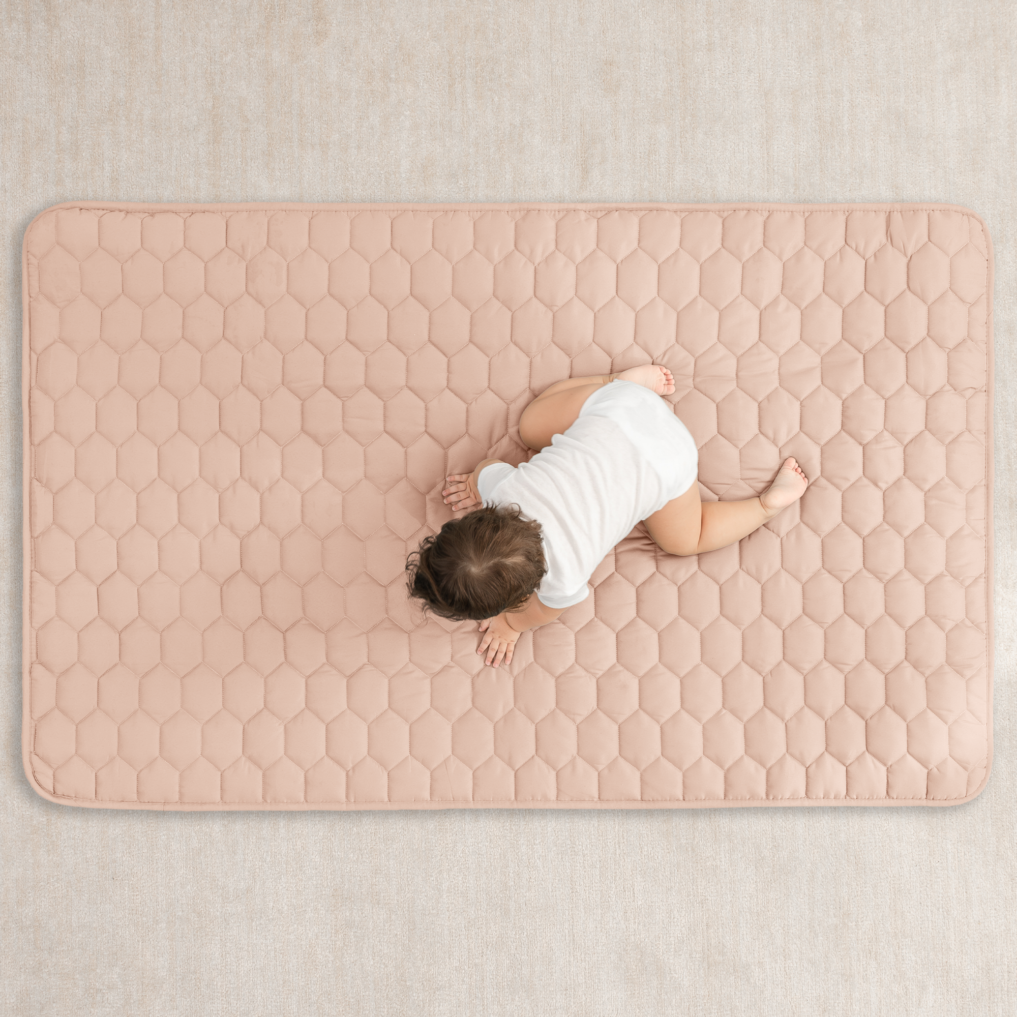 Premium Play Mat, Quilted Baby Mat for Floor by Comfy Cubs