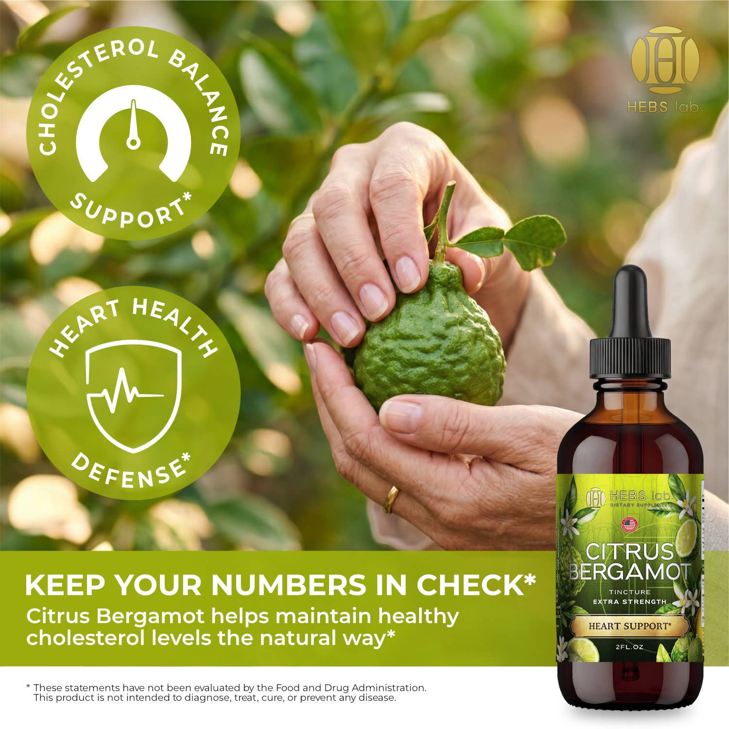 Citrus Bergamot Liquid Extract – Heart & Cholesterol support
