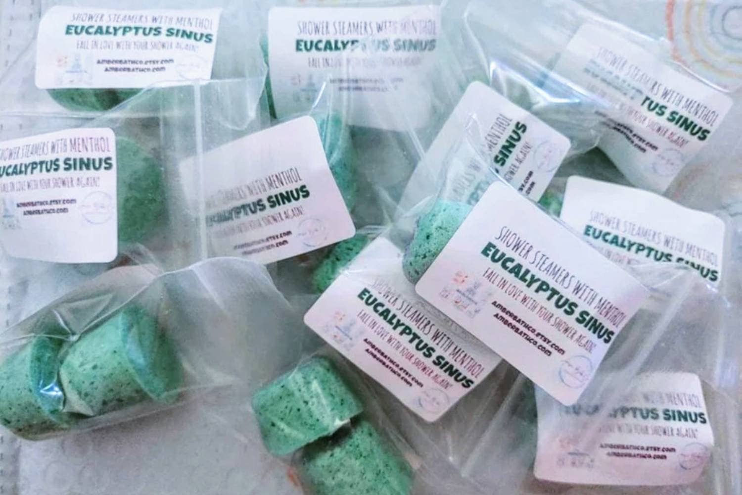Menthol Shower Steamers | Two Pack | Choice of Scent