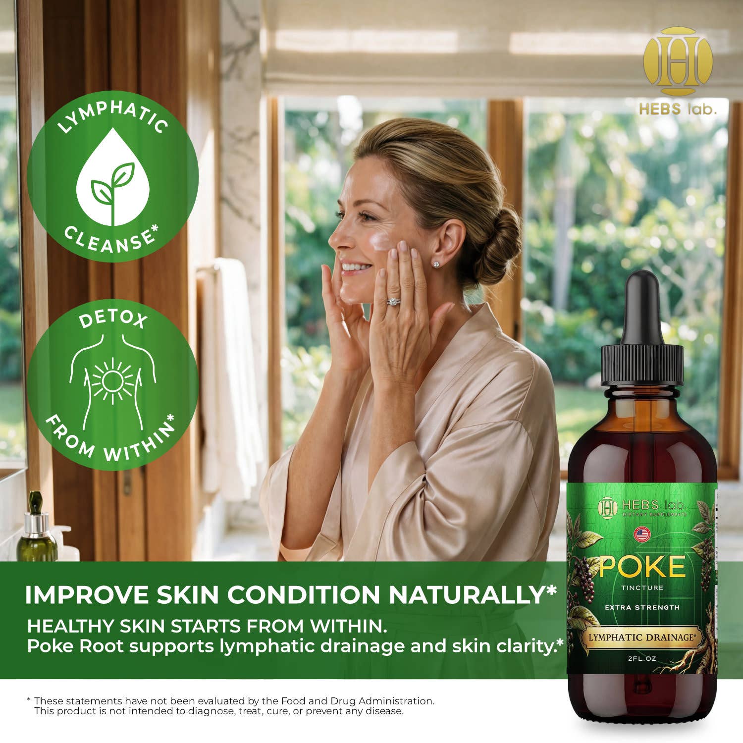 Poke Root Liquid Extract – Lymphatic Drainage Support