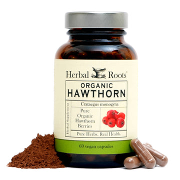 Herbal Roots Organic Hawthorn Berry Capsules
