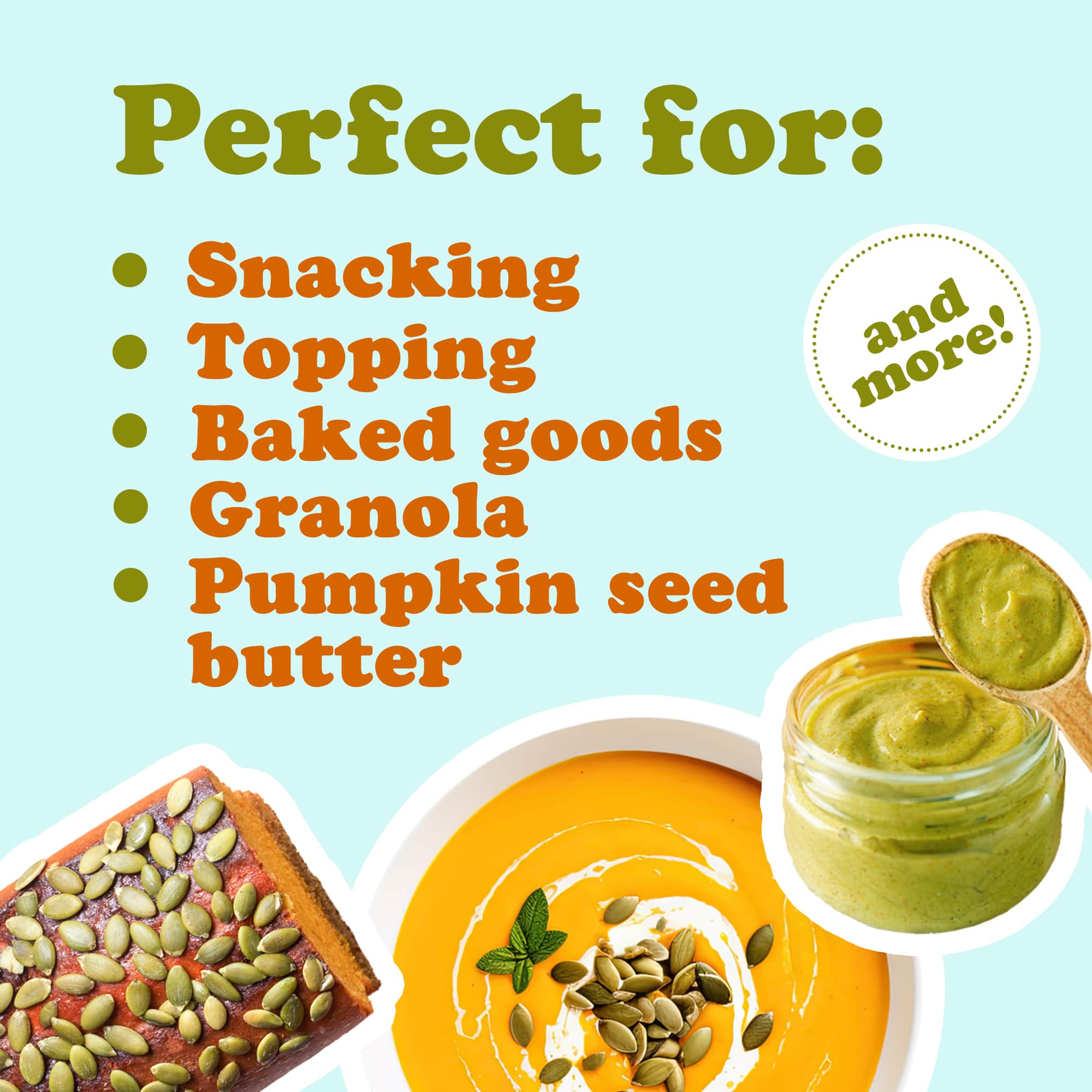 Organic Raw Pepitas – Pumpkin Seed Kernels, Unsalted, No Oil