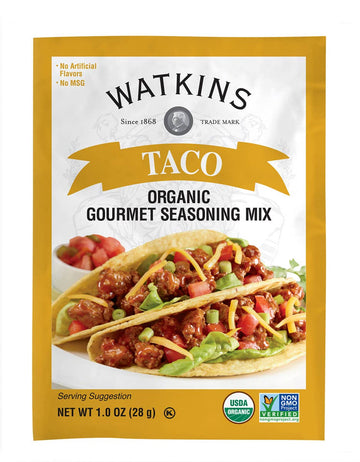 Organic Taco Gourmet Seasoning Mix, 1.0 oz