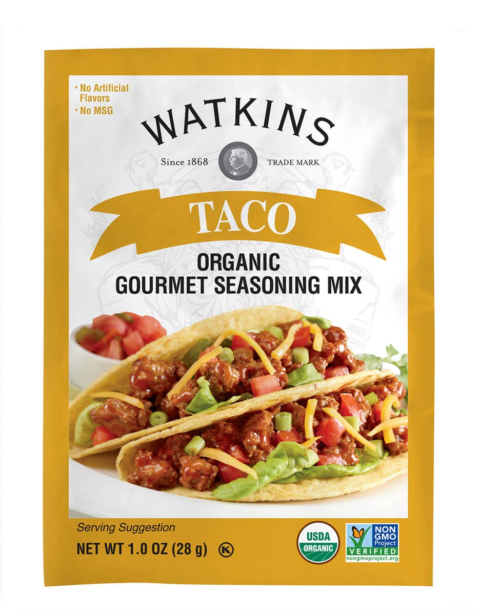 Organic Taco Gourmet Seasoning Mix, 1.0 oz