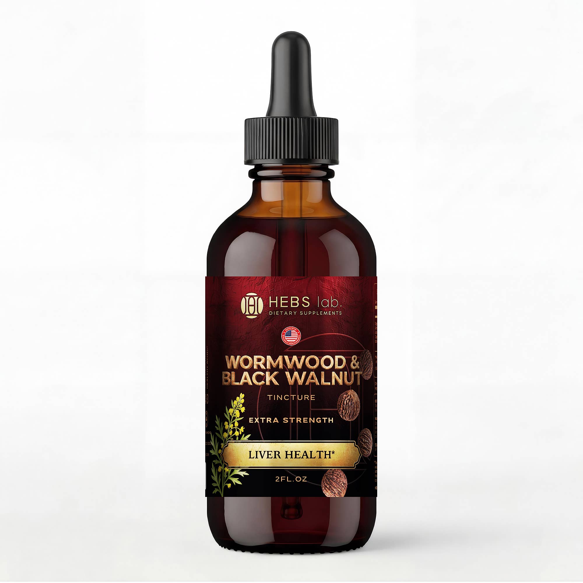 Wormwood & Black Walnut Liquid Extract – Liver Health 