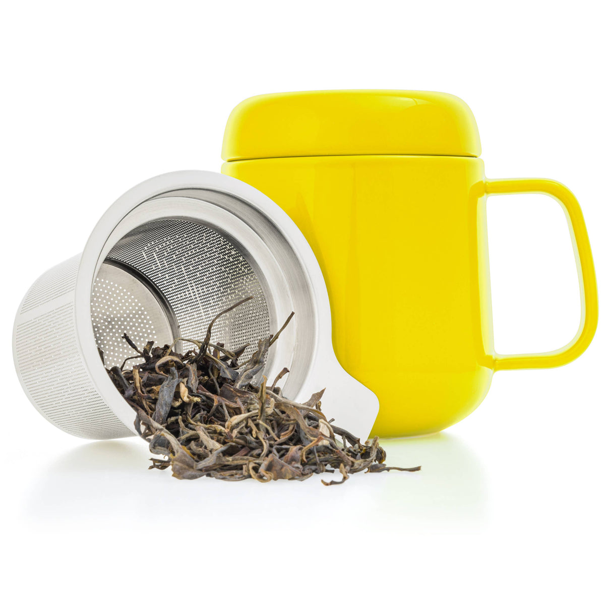 Sumo Porcelain Matte Finish Mug Cup With Infuser 15oz