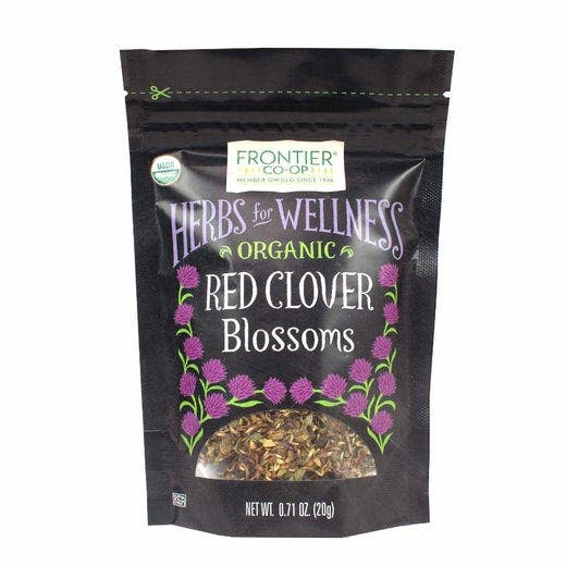Frontier Co-op Red Clover Blossoms, Certified Organic