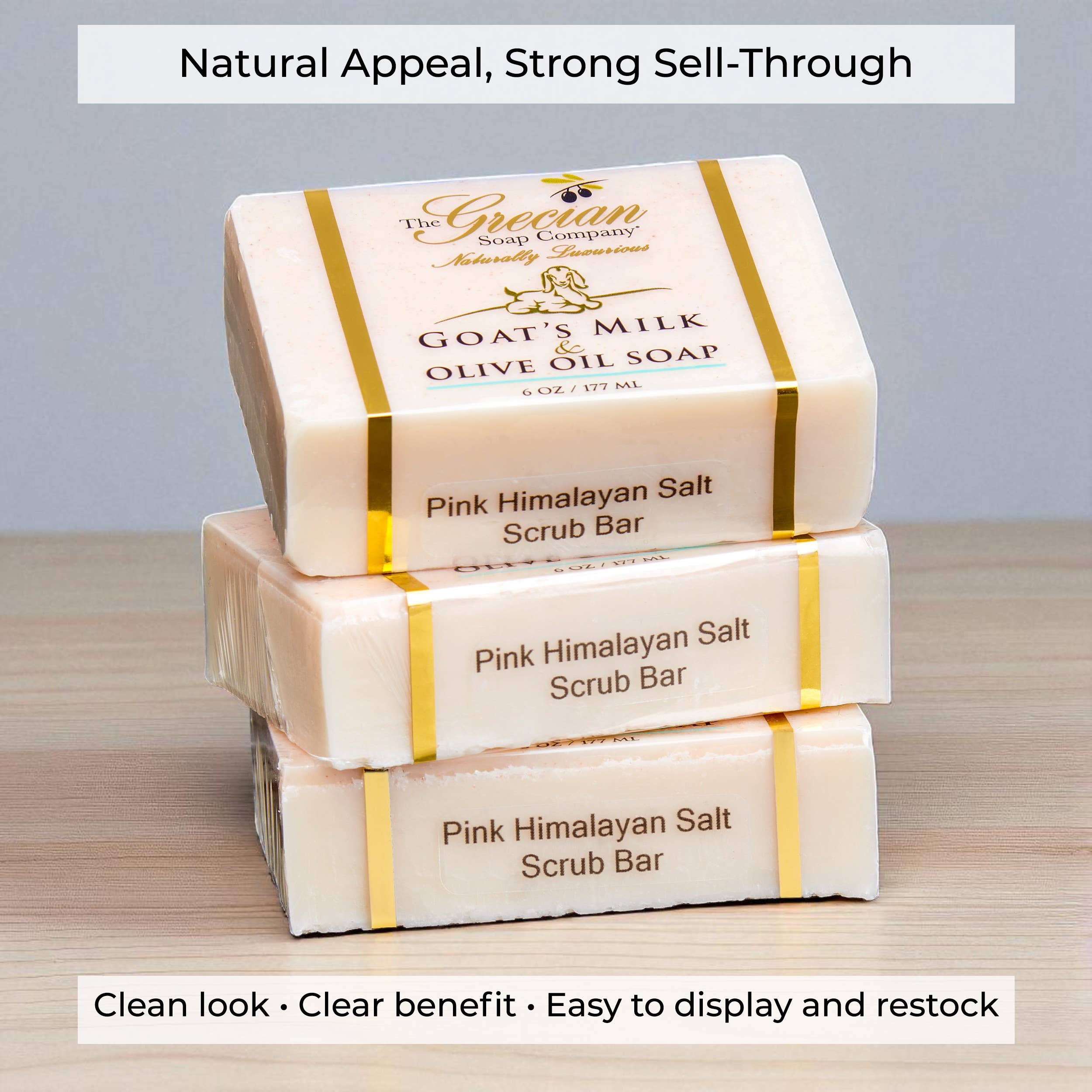 Pink Himalayan Anti-Inflammatory Salt Exfoliating Scrub Bar