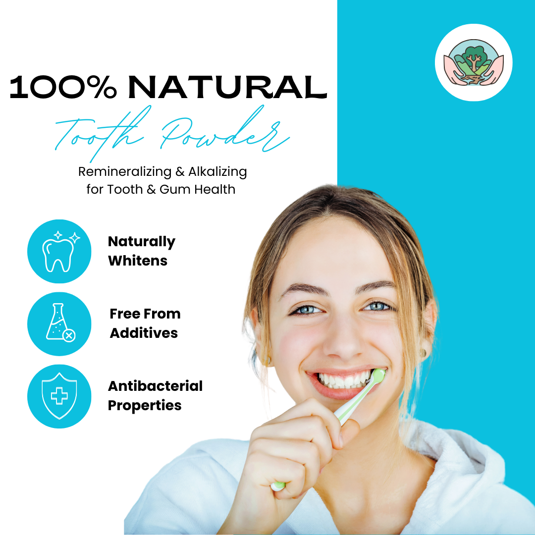 All Natural Tooth Powder | 2 oz Glass Jar