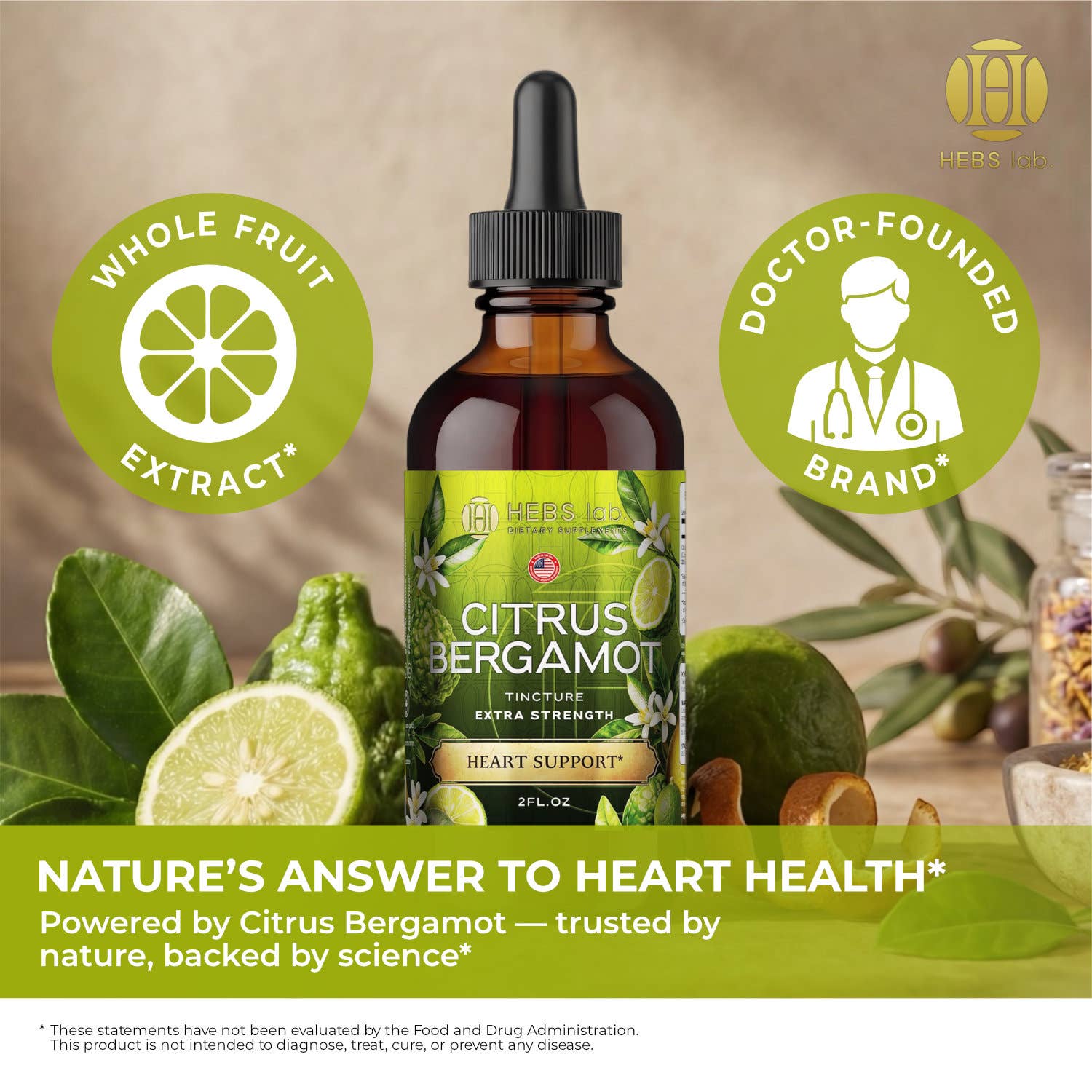 Citrus Bergamot Liquid Extract – Heart & Cholesterol support