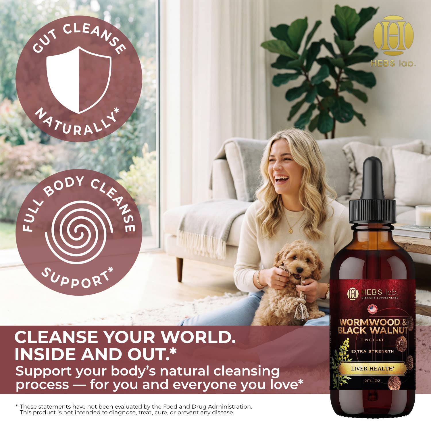 Wormwood & Black Walnut Liquid Extract – Liver Health 
