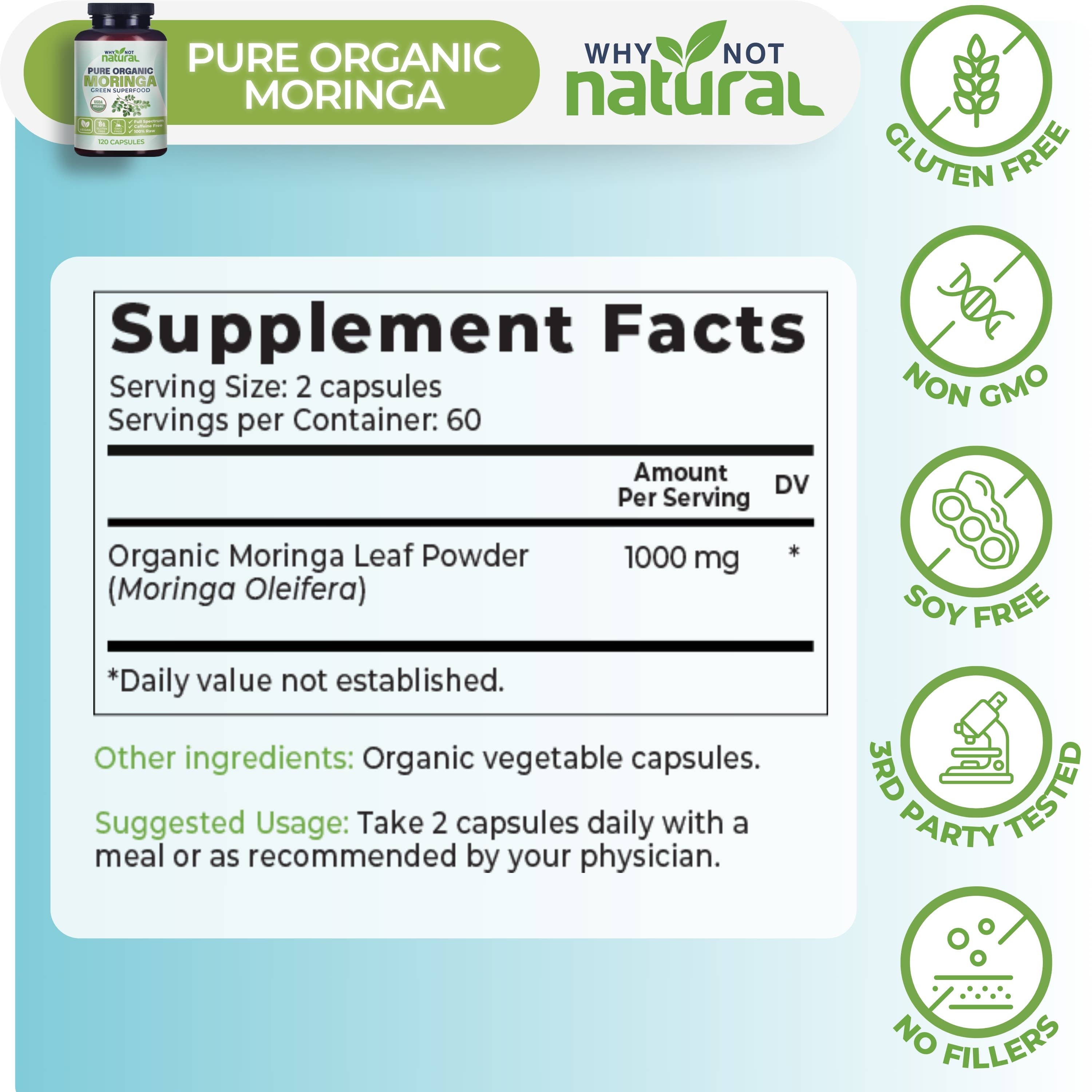 USDA Organic Moringa