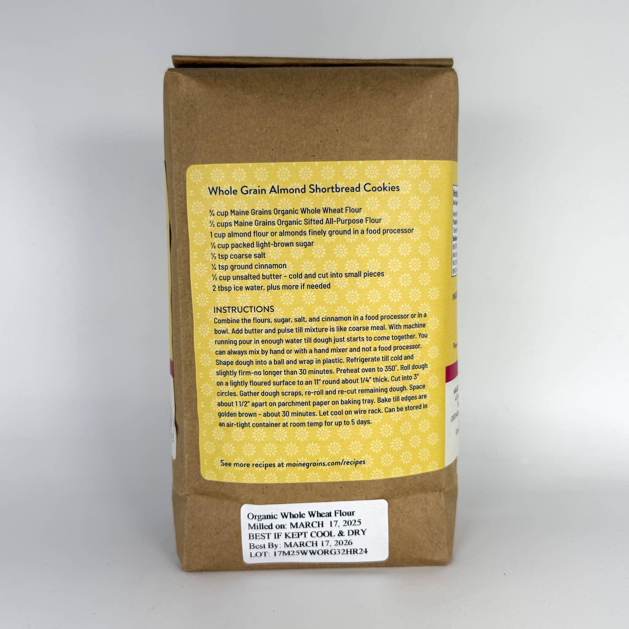 Organic Whole Wheat Flour / 6x2.4#