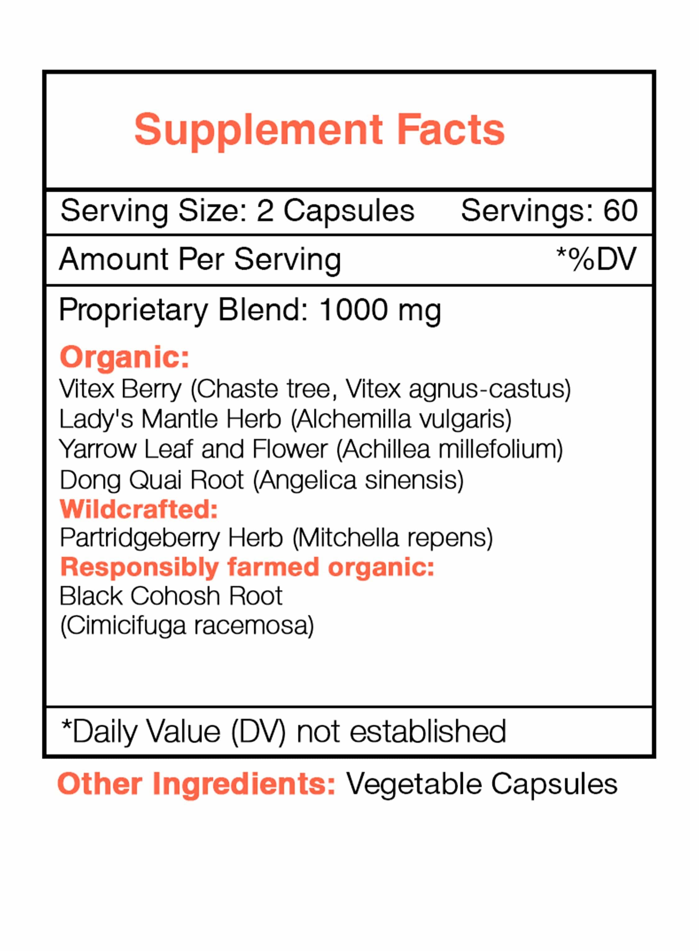 Cycle Regulator Capsules. Menstrual Cycle Support
