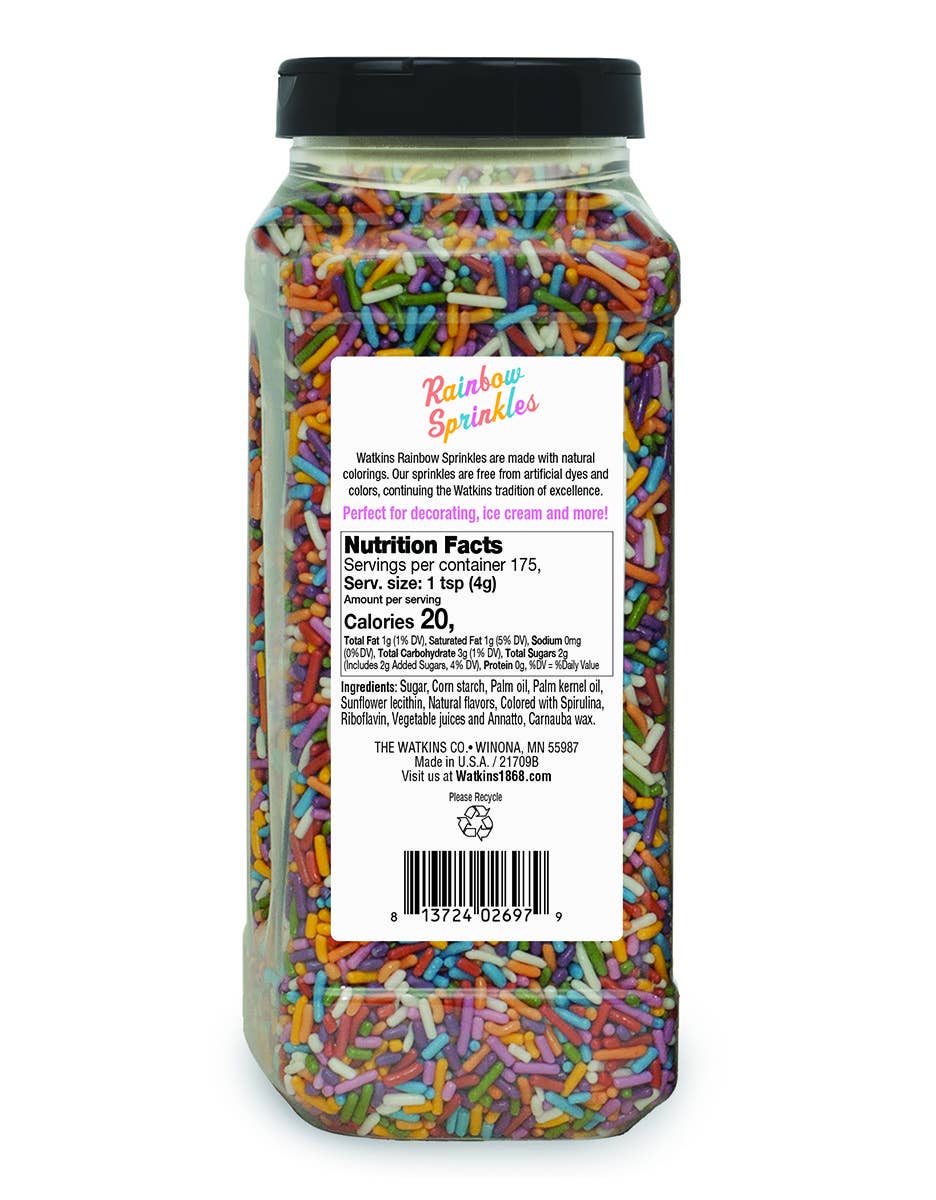 Rainbow Decorating Sprinkles 24.7 oz