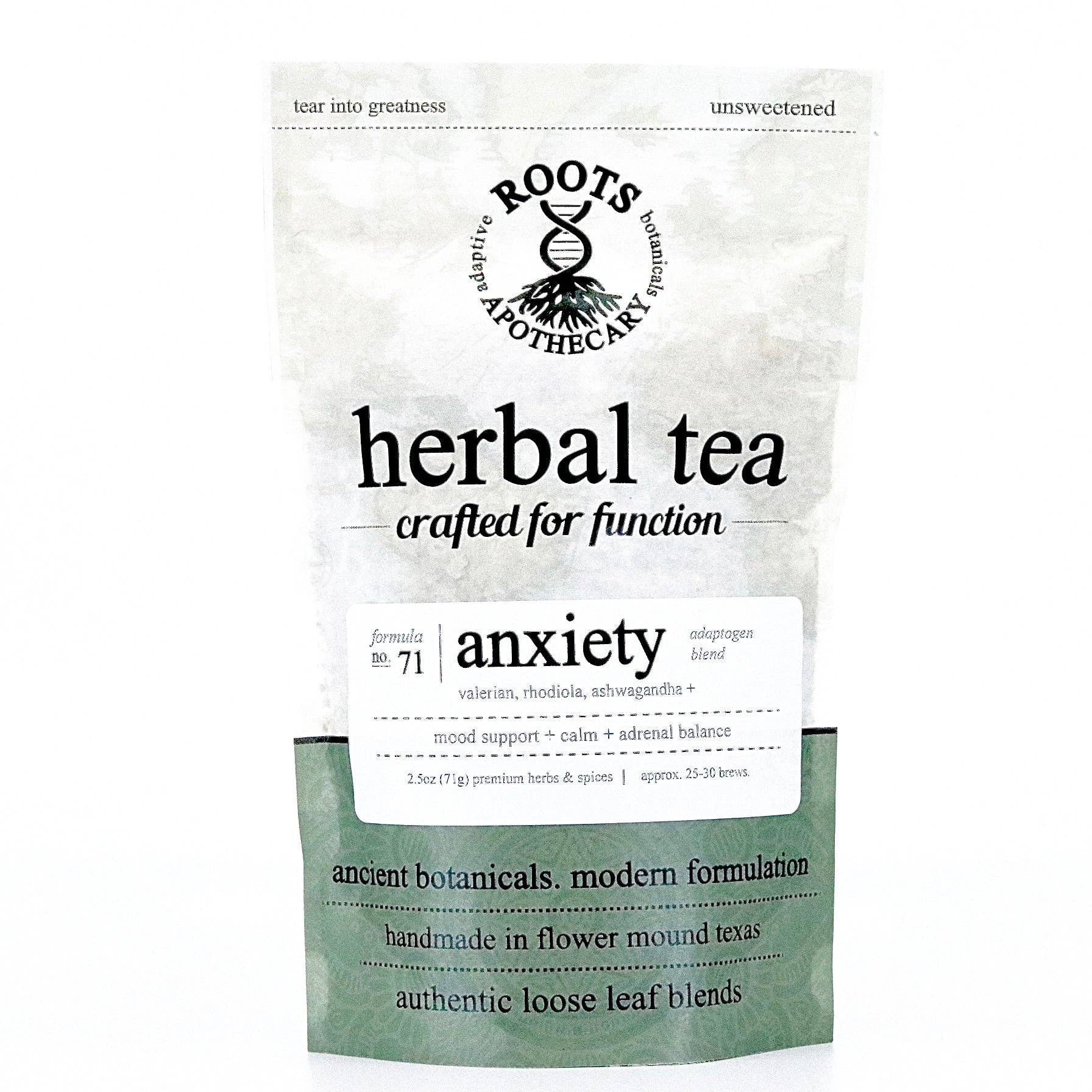 Anxiety tea.