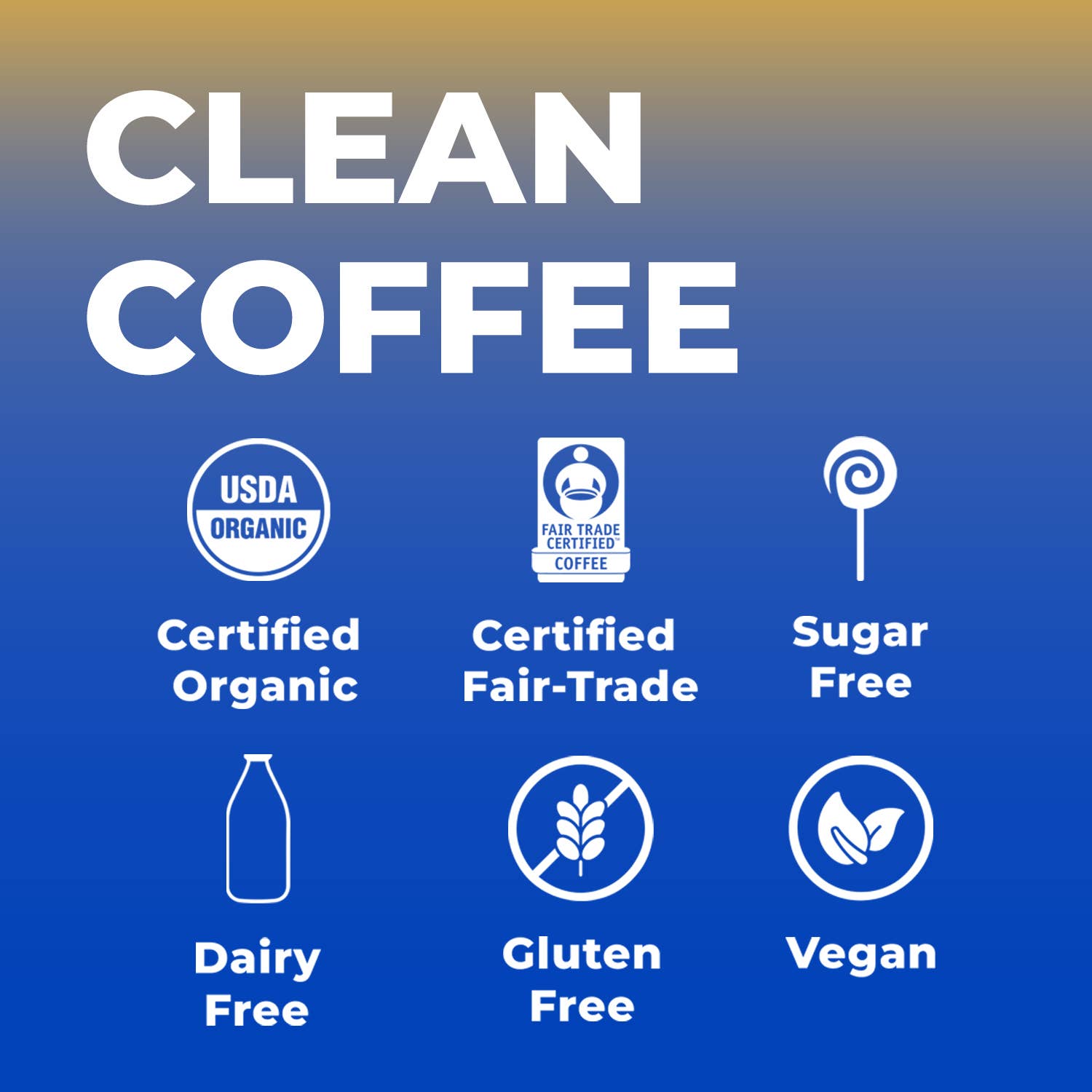Shroomi Mushroom Coffee - Half Decaf Peru, Ground Organic Coffee, 10oz Bag