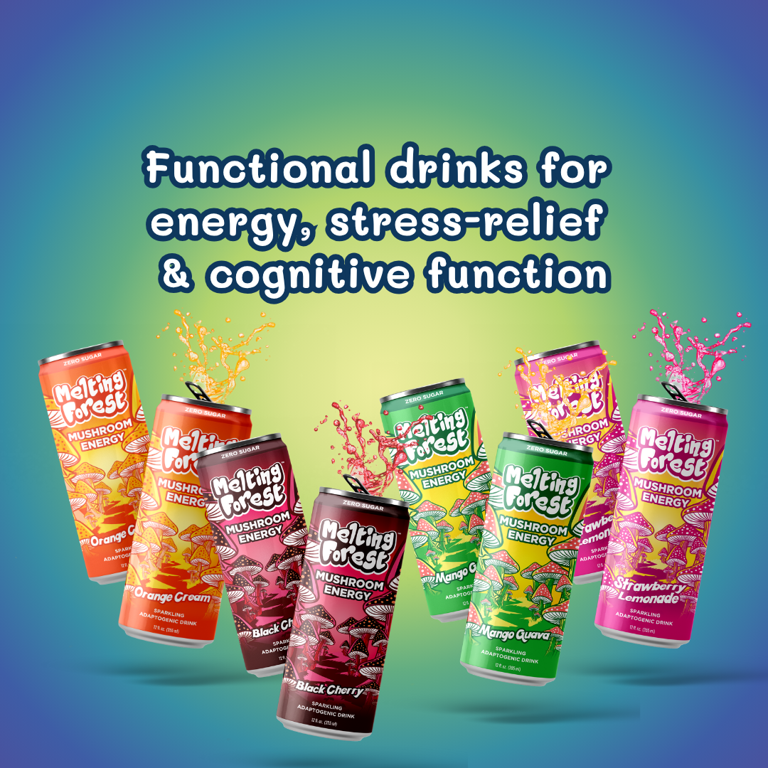 Mushroom Energy Drink |  Variety Pack | Adaptogen