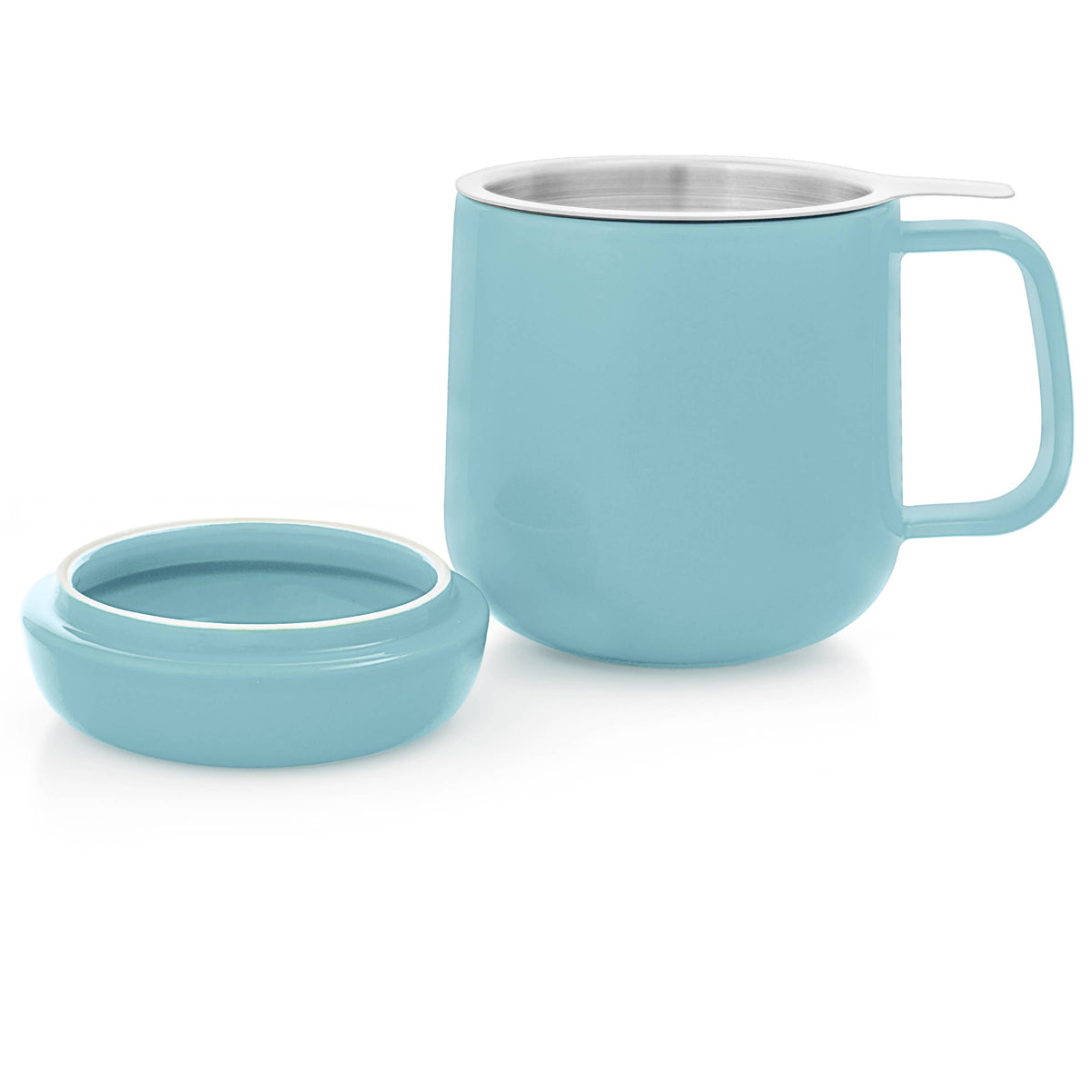 Sumo Porcelain Matte Finish Mug Cup With Infuser 15oz