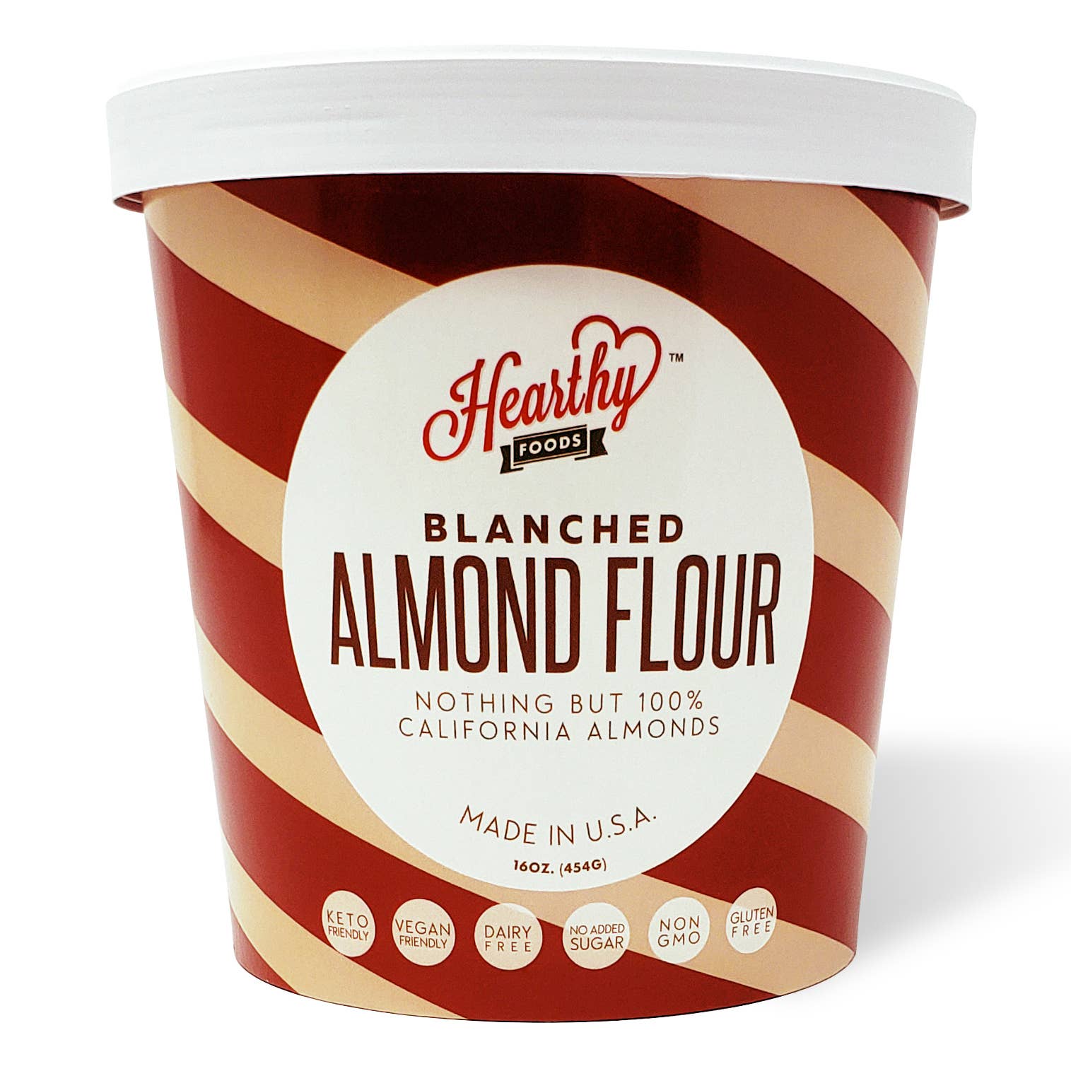 Hearthy Blanched Almond Flour, 1 lb, Finely Ground, Lo Price