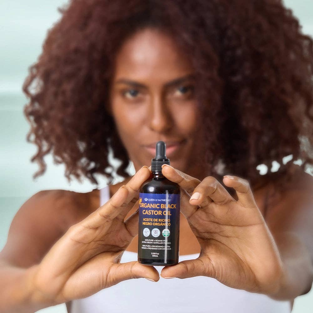 Organic Black Castor Oil 3.38oz (6 units)