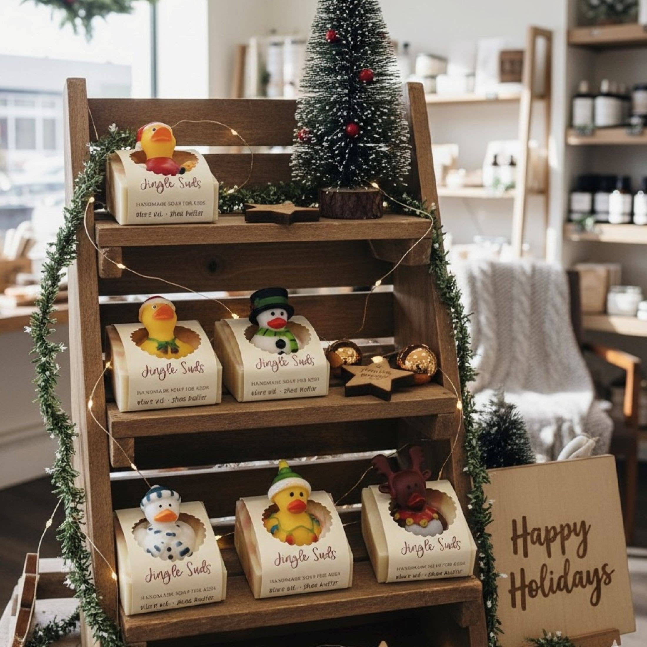 Jingle Suds Holiday Handmade Soap Bar for Kids SEASONAL