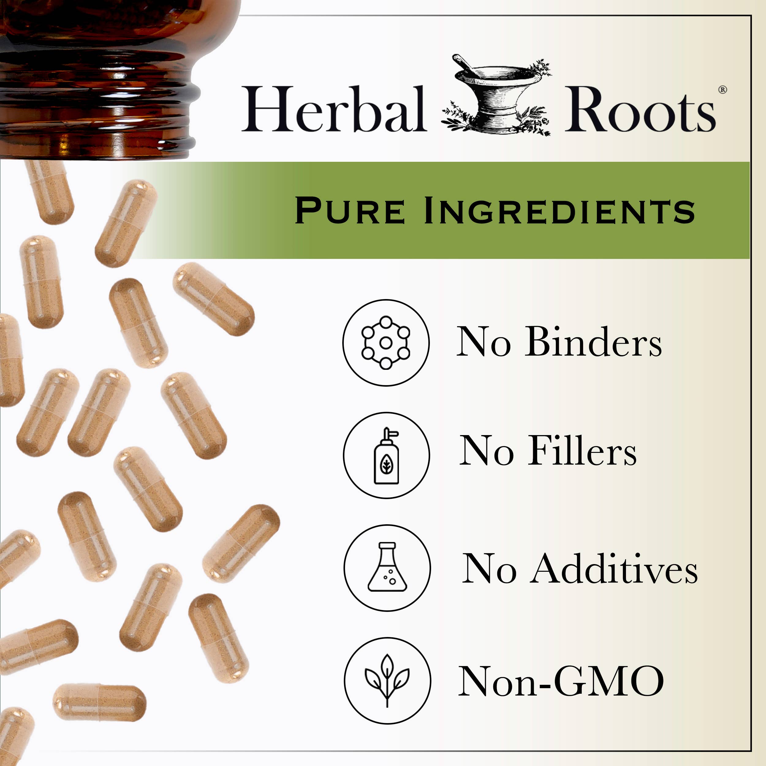 Herbal Roots Organic Hawthorn Berry Capsules