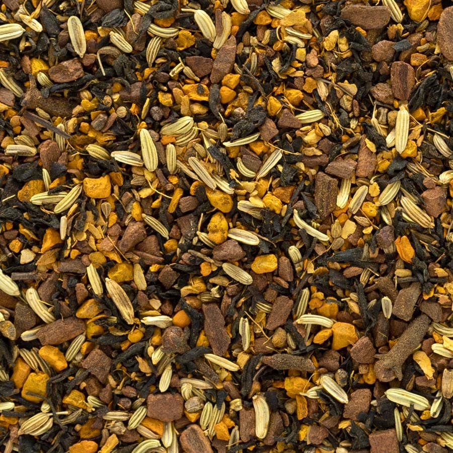 Turmeric Chai Tea, Organic, Kosher, Non ETO, Bulk, 1lb