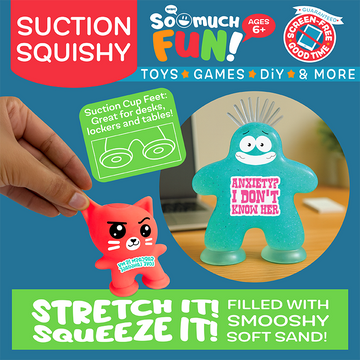 So Much Fun! Suction Sand Squishy Toy Bulk Assortment