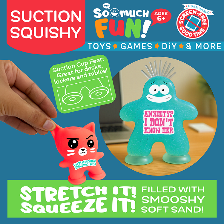 So Much Fun! Suction Sand Squishy Toy Bulk Assortment