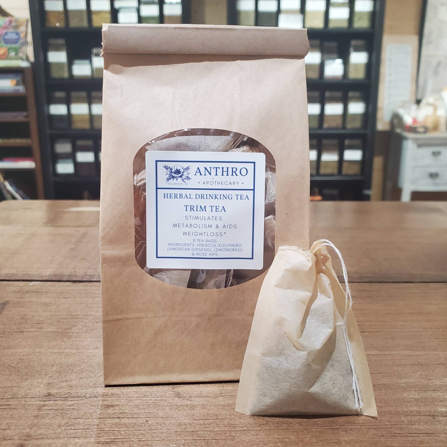 Trim Tea- Hibiscus & Ginseng