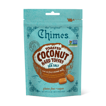 Chimes Toasted Coconut Hard Toffee Candy - 3.5 oz Bag