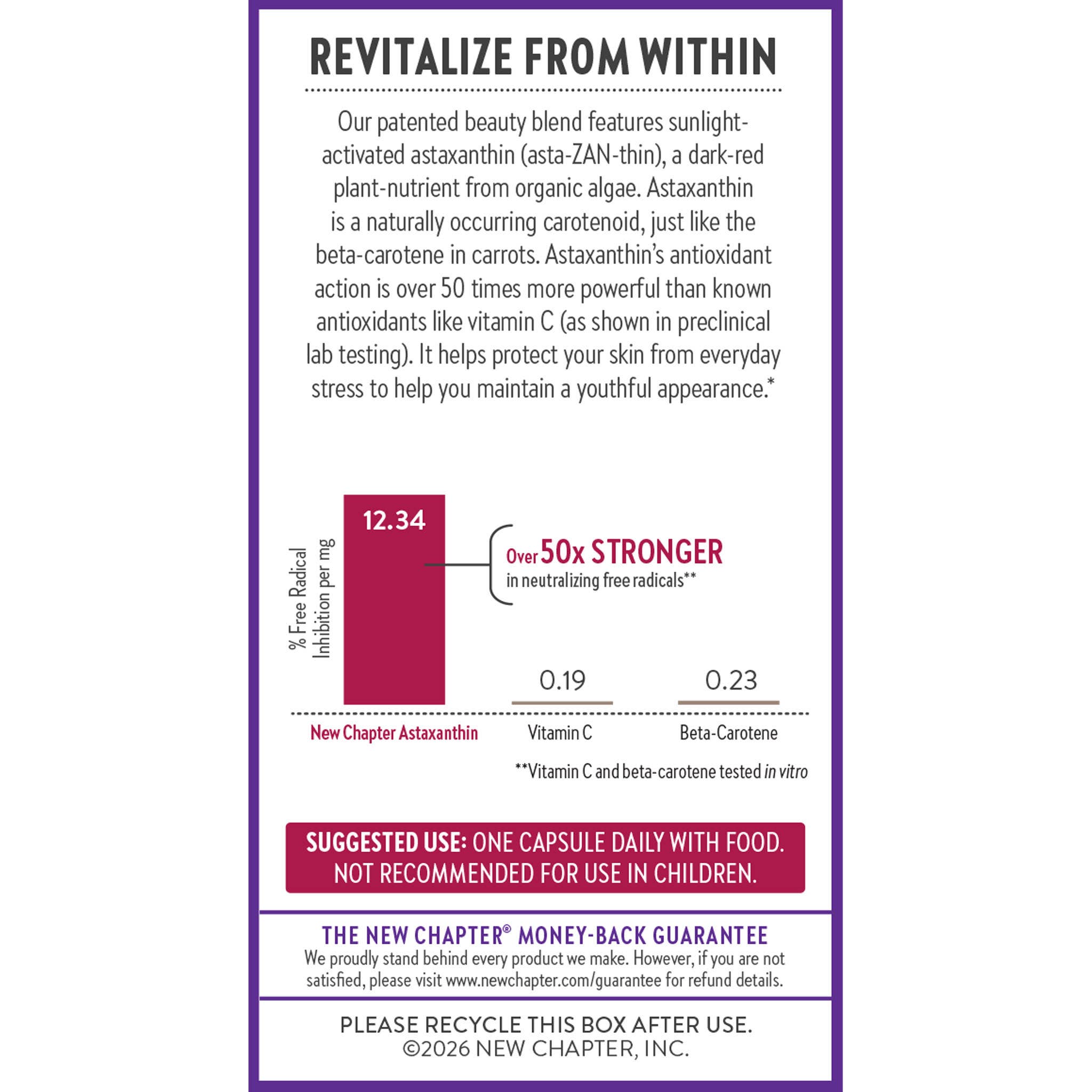 Hair, Skin & Nails: Fermented Biotin & Astaxanthin, 30 Count