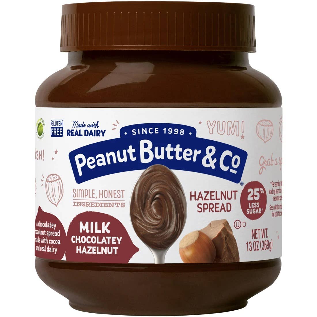 13.5 oz Peanut Butter & Co. Milk Chocolatey Hazelnut