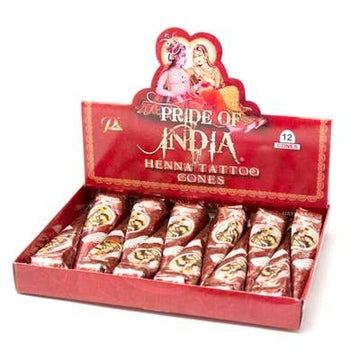 Henna Tube Regular Splitfold Box - 12 Tubes Per Box