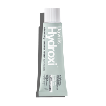 Davids Hydroxi™ travel size toothpaste / whitening + enamel health nano-hydroxyapatite / peppermint / 1.75 oz