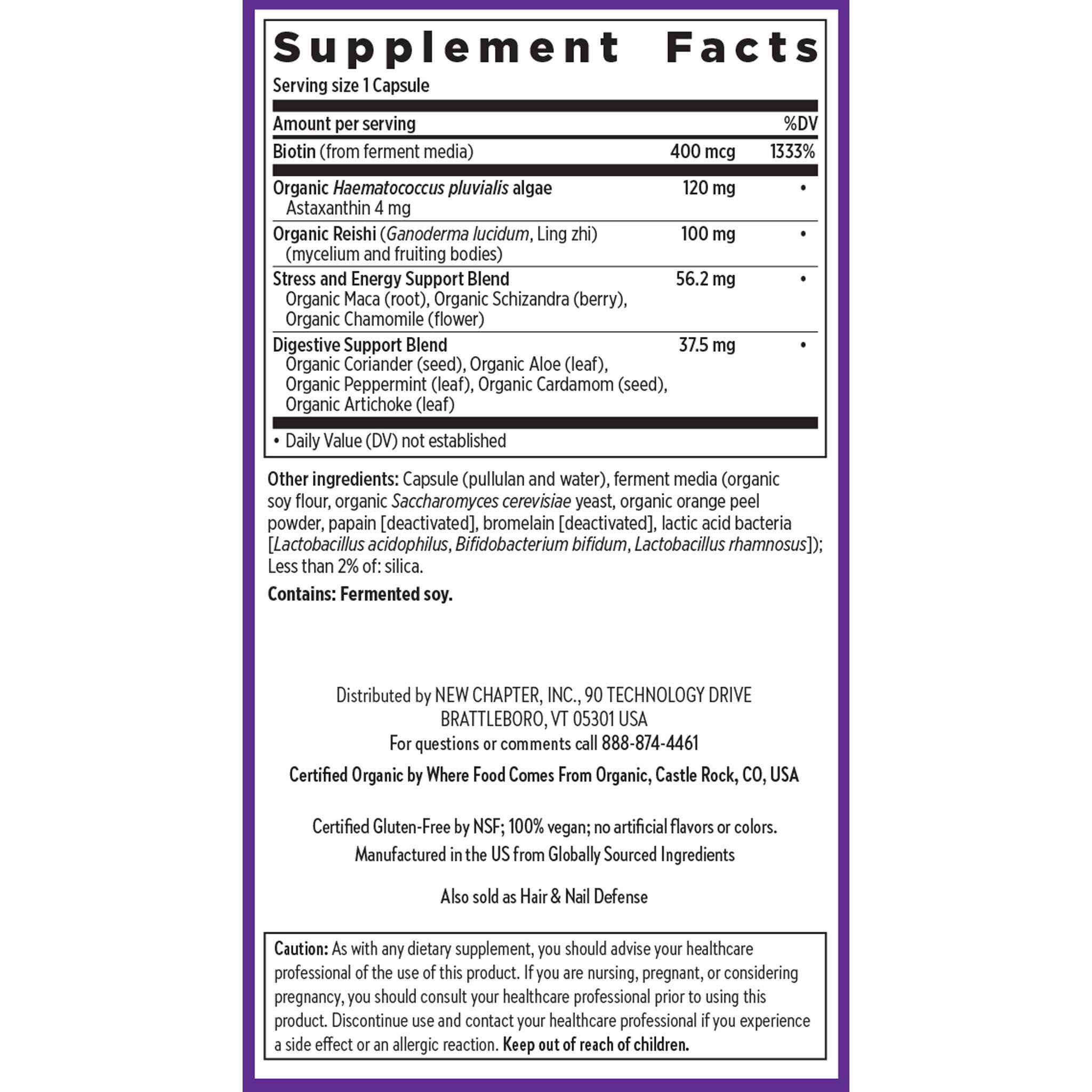 Hair, Skin & Nails: Fermented Biotin & Astaxanthin, 30 Count
