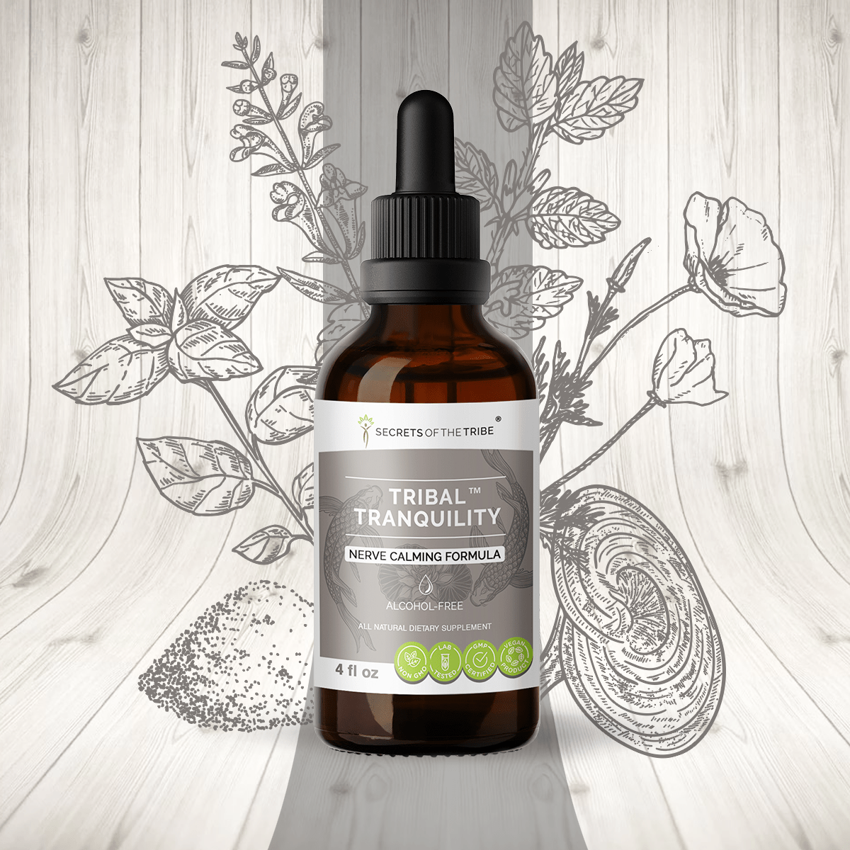 Tribal Tranquility. Nerve Calming Formula