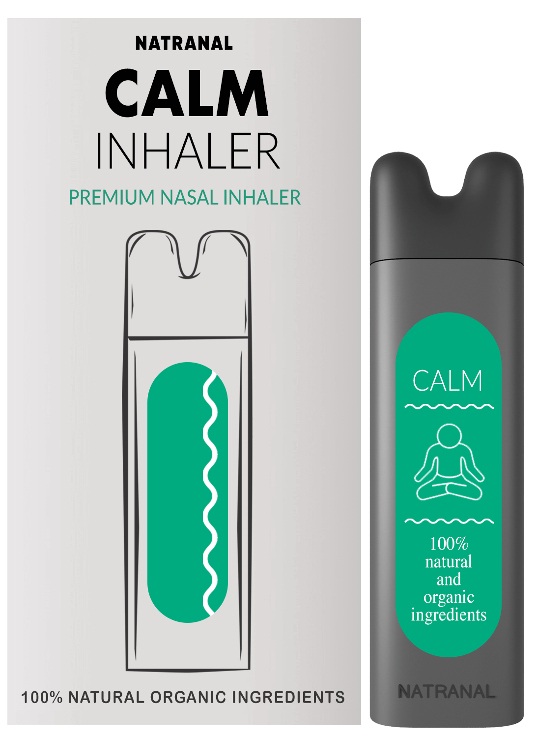 Natranal Organic Calm Nasal Aromatherapy Inhaler