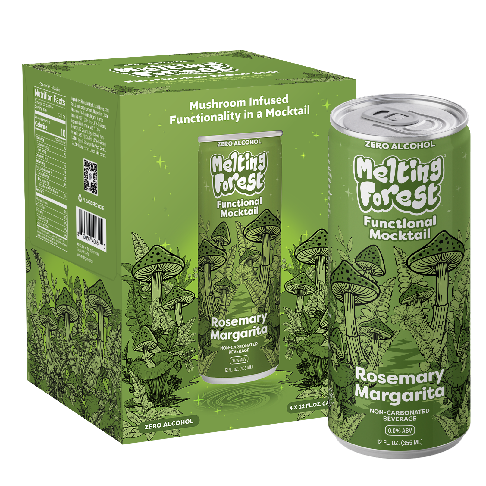 Functional Mocktail | Variety Pack | Mushroom | Non-Alc | 0%