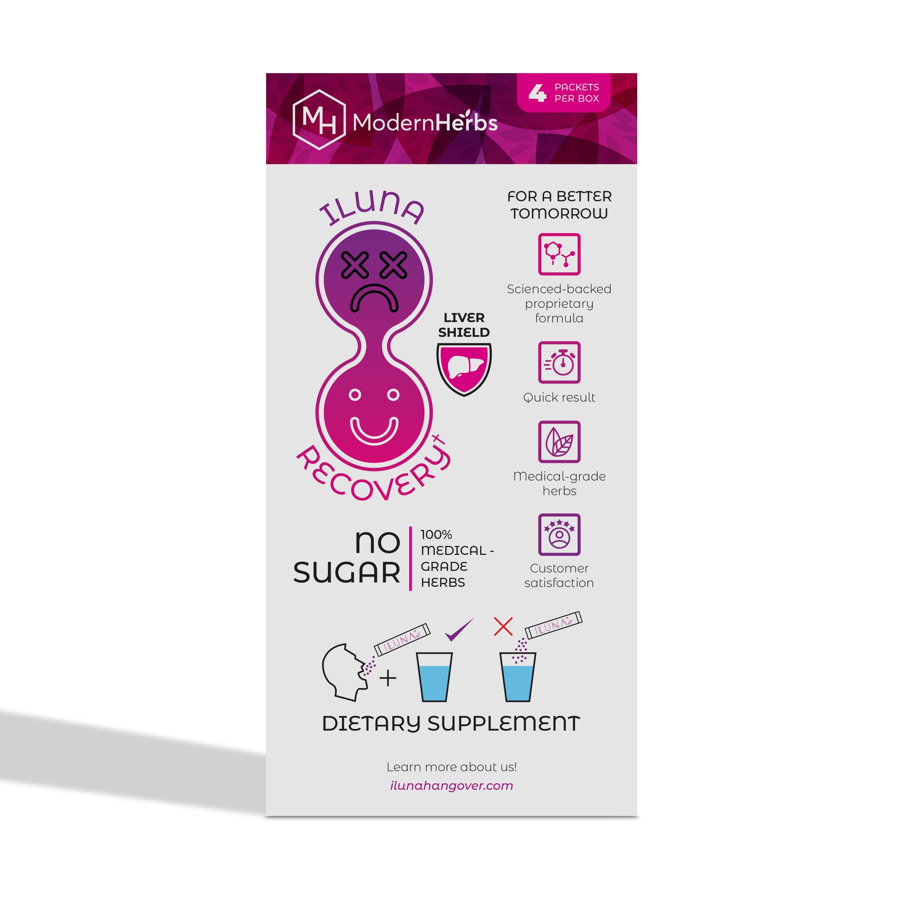 Herb-based Hangover Prevention | Relief  ILUNA (qt 4)