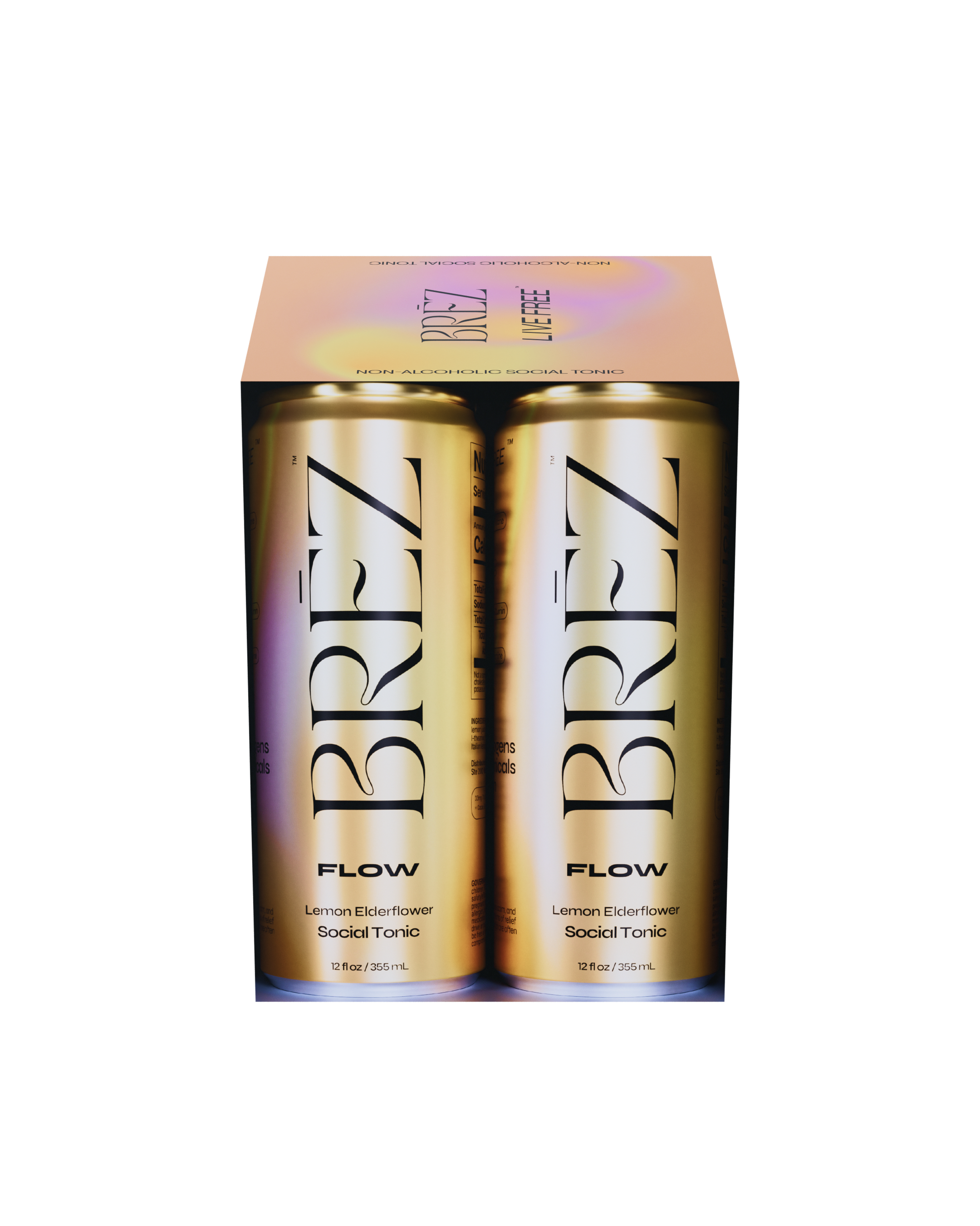 Flow - Adaptogen Infused Social Tonic - 24 cans (4-Packs)