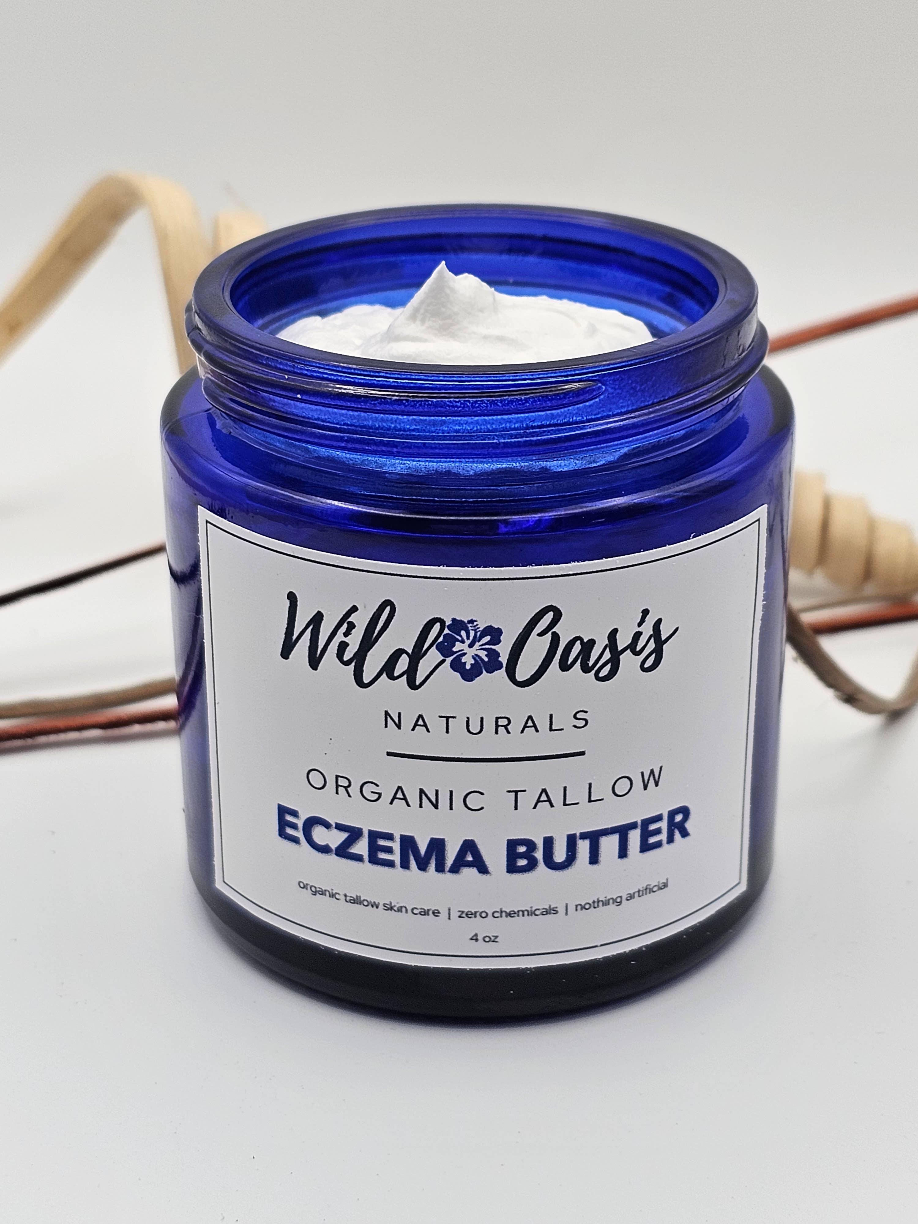 Eczema Butter - 4 oz - Organic Tallow Eczema/Psoriasis Cream